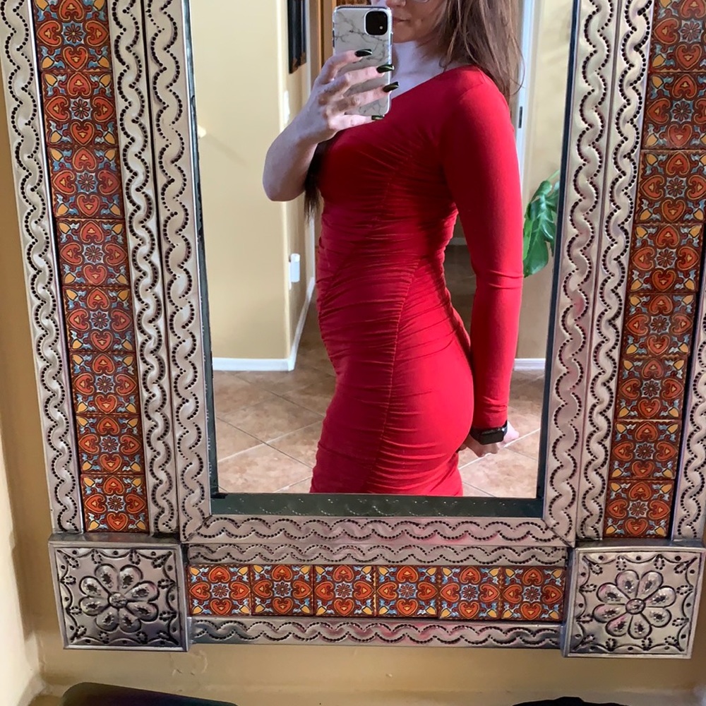 One shoulder dress